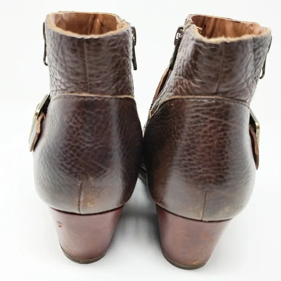 Kork-Ease Isa Dark Brown Leather Ankle Boots 6.5 - Picture 5 of 13